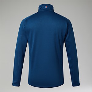 Men's URB Spitzer Half Zip Fleece - Turquoise/Blue