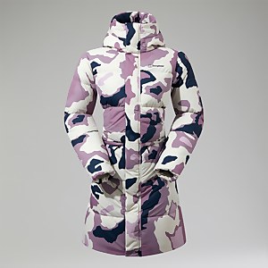 Women's Combust Reflect Long Insulated Jacket - Purple/Natural