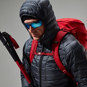 Men's Tephra 2.0 Hooded Insulated Jacket Grey/Black
