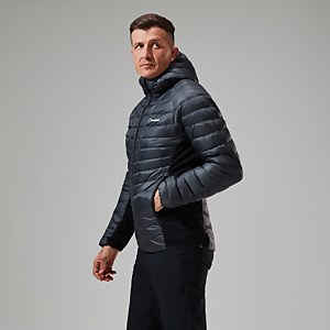 Men's Tephra 2.0 Hooded Insulated Jacket Grey/Black