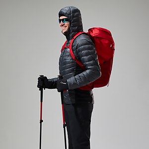 Men's Tephra 2.0 Hooded Insulated Jacket Grey/Black