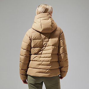Embo 4in1 Daunenjacke für Damen - Naturfarben