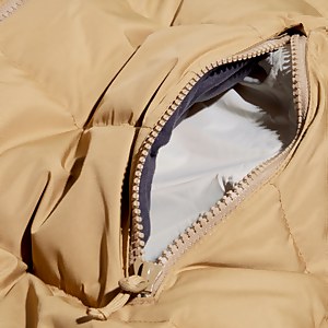 Embo 4in1 Daunenjacke für Damen - Naturfarben