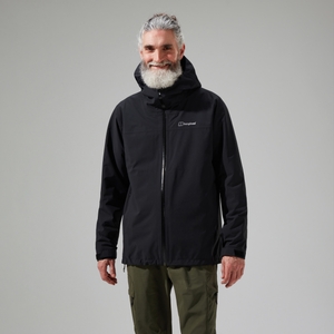 Wasserdichte Arnaby Herren-Kapuzenjacke Schwarz
