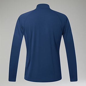 Men's Trailblaze Half Zip Long Sleeve Tech Tee - Blue