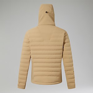 Men's Theran Hybrid Hooded Insulated Jacket - Natural