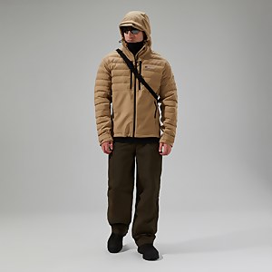 Men's Theran Hybrid Hooded Insulated Jacket Natural - XL
