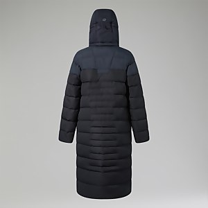 Embo 4in1 Long Daunenjacke für Damen - Schwarz