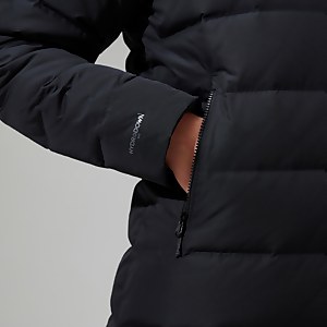Embo 4in1 Long Daunenjacke für Damen - Schwarz