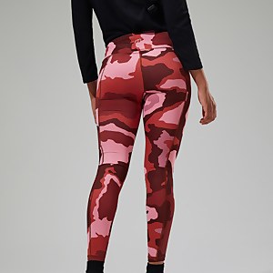 Women's Zannia 7/8 Legging - Red/Brown/Pink