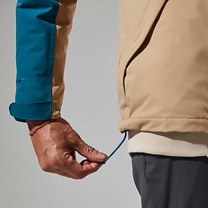 Deluge Pro 2.0 Isolierte Jacke für Herren - Naturfarben/Türkis/Rot