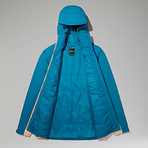 Deluge Pro 2.0 Isolierte Jacke für Herren - Naturfarben/Türkis/Rot