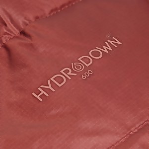 Silksworth Daunenjacke mit Kapuze für Damen - Rot