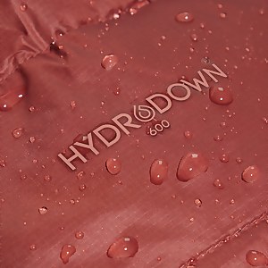 Silksworth Daunenjacke mit Kapuze für Damen - Rot