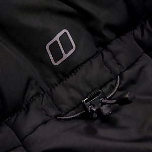 Embo 2in1 Long Daunenjacke für Herren - Schwarz