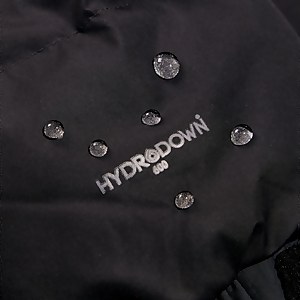 Embo 2in1 Long Daunenjacke für Herren - Schwarz