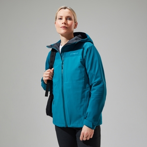 Women's Arnaby Hooded Waterproof Jacket Turquoise