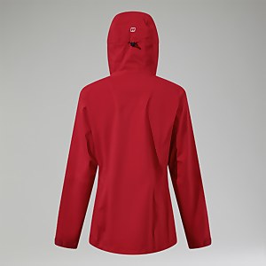Truda Flex Waterproof Jacke für Damen - Dunkelrot