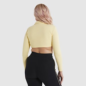 Women's Harrie Cropped T-Shirt Light Yellow