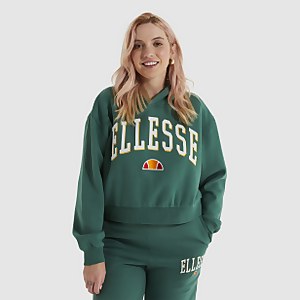 Women's Ramo Cropped Hoody Dark Green - 10