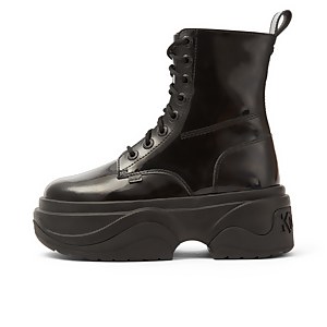 Adult Unisex Kade Boot Patent leather Black - 12