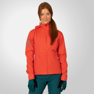 Women's SingleTrack Waterproof Jacket II - Paprika - XXL