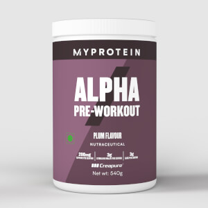 Myprotein Alpha Pre Workout Blend, Plum, 30 Servings, (IND)