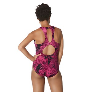 Printed High Neck One Piece