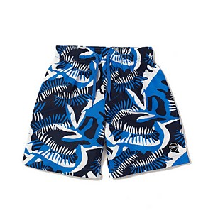 Boy's Coral Leaves Redondo Volley 15" Blue
