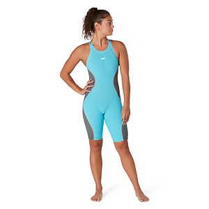 Women's Fastskin LZR Pure Intent Openback Kneeskin Blue