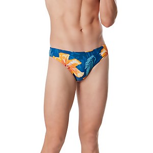Men's Printed Solar Brief Blue - 30