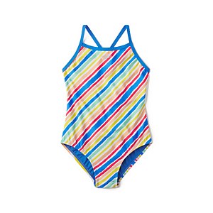 Printed Keyhole One Piece - Super Sonic Blue | Size 14