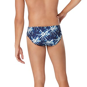 Men's Printed One Brief Blue