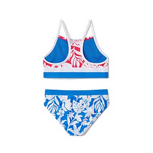 Print Block Bikini Set Blue