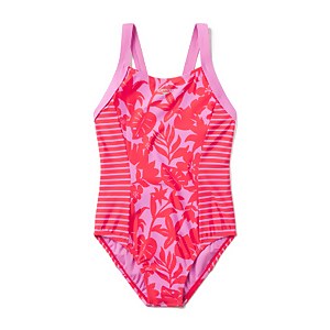 Printed Block One Piece - Pink | Size 12