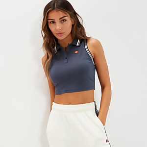 Women's Villati Crop Vest Dark Blue - 12