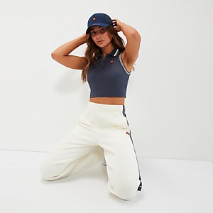 Women's Villati Crop Vest Dark Blue