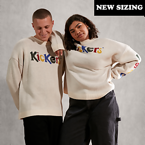 Men's Retro Logo Knit Ecru - XS