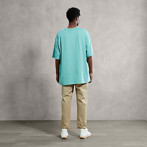 Men's Motive T-Shirt with Logo Green