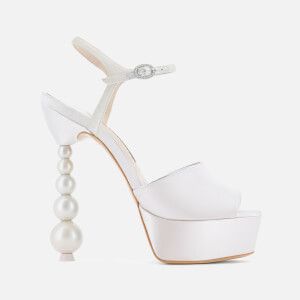 Natalia Perla Satin Heeled Sandals