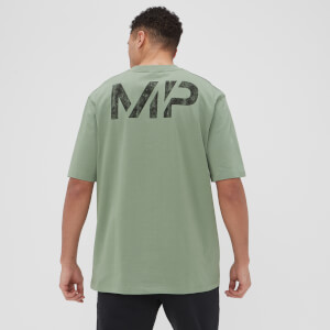 T-shirt Oversize Grit Graphic da MP para Homem - Washed Jade