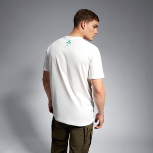 CANTERBURY IRE LOGO TEE AU WHITE/GREEN