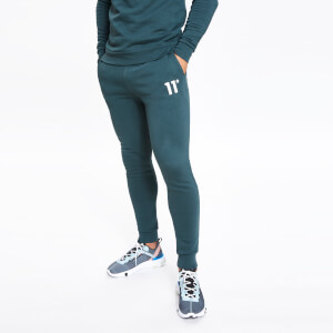11 Degrees Core Joggers Skinny Fit - Darkest Spruce Green