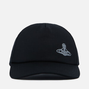★Vivienne Westwood★ Logo Ball Cap Black 81020019W00DDN401 Vivienne Westwood Uni Colour Cotton-Twill Baseball Cap