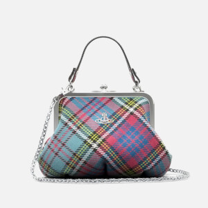 Vivienne Westwood Granny Logo-Jacquard Twill Frame Purse
