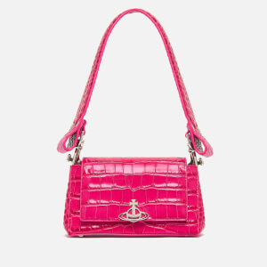 Vivienne Westwood Hazel Croc-Effect Leather Small Handbag