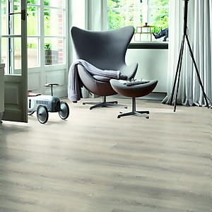 EGGER HOME Toscolano Light Grey Oak 12mm Laminate Flooring - 1.49 sqm Pack
