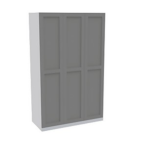 Homebase cheap white wardrobe
