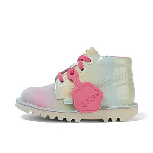 Infant Girls Kick Hi Patent Leather Mint - 11