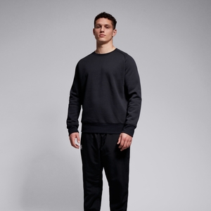 MENS CLUB CREW SWEATSHIRT BLACK